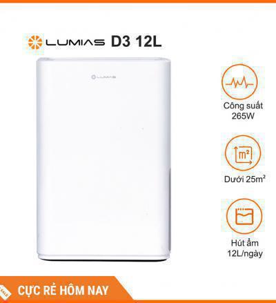 Máy Hút Ẩm Lumias D3 12L Giá Rẻ Chinh Hãng